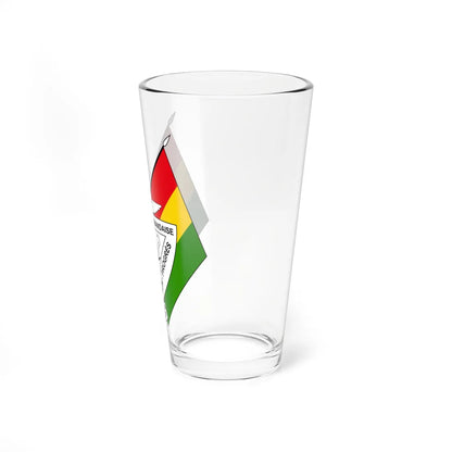 Coat of arms of Rwanda 1962-2001 (Rwanda) (Coat of Arms) Pint Glass 16oz - Go Mug Yourself