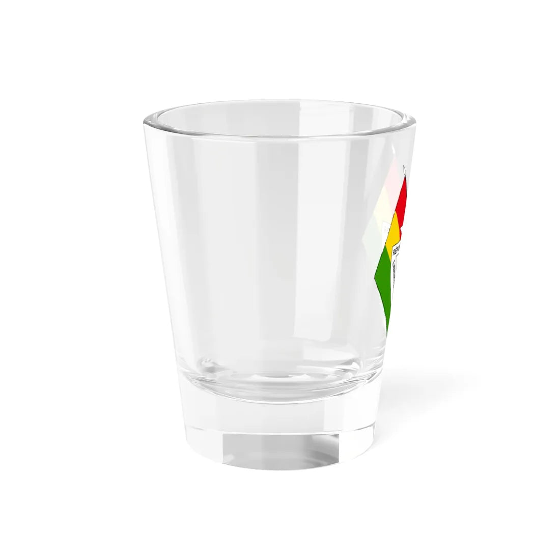 Coat of arms of Rwanda 1962-2001 (Rwanda) (Coat of Arms) Shot Glass 1.5oz - Go Mug Yourself