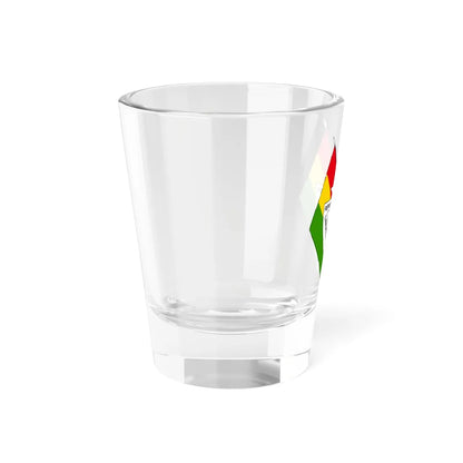 Coat of arms of Rwanda 1962-2001 (Rwanda) (Coat of Arms) Shot Glass 1.5oz - Go Mug Yourself