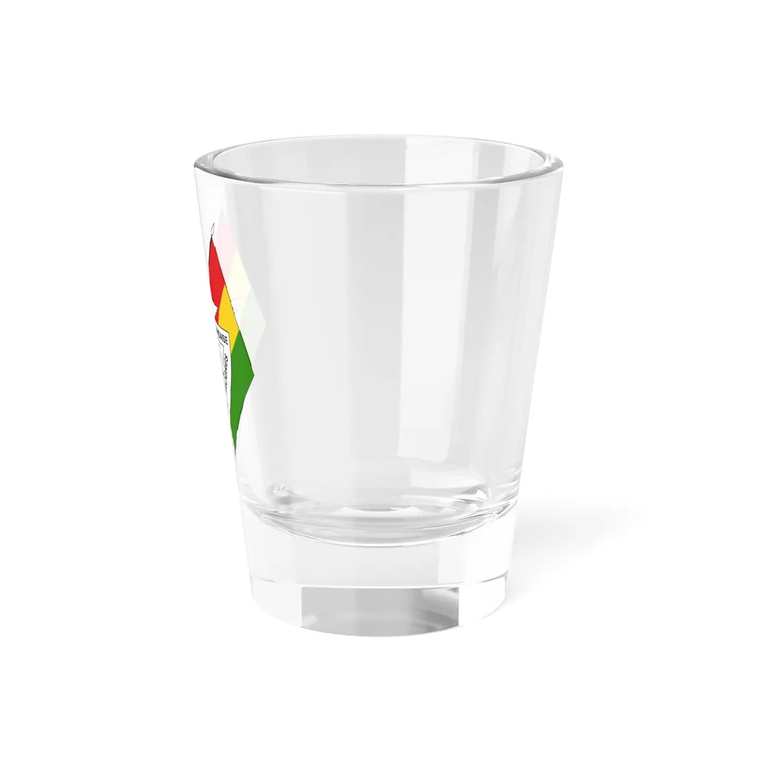 Coat of arms of Rwanda 1962-2001 (Rwanda) (Coat of Arms) Shot Glass 1.5oz - Go Mug Yourself