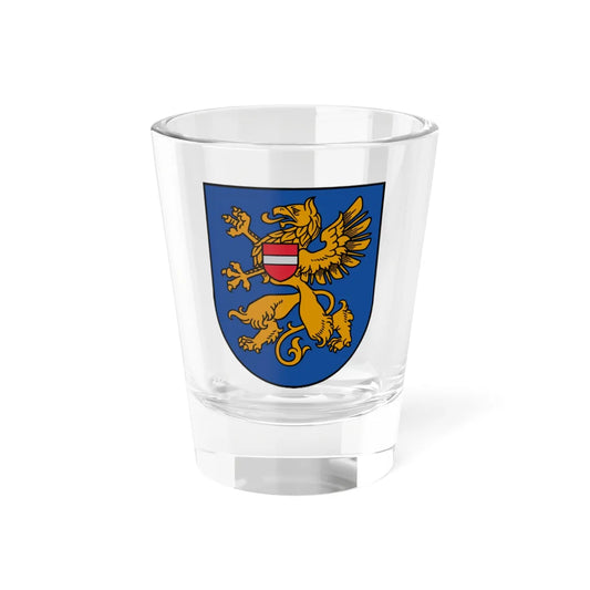 Coat of Arms of Rēzekne (Latvia) (Coat of Arms) Shot Glass 1.5oz 1.5oz - Go Mug Yourself