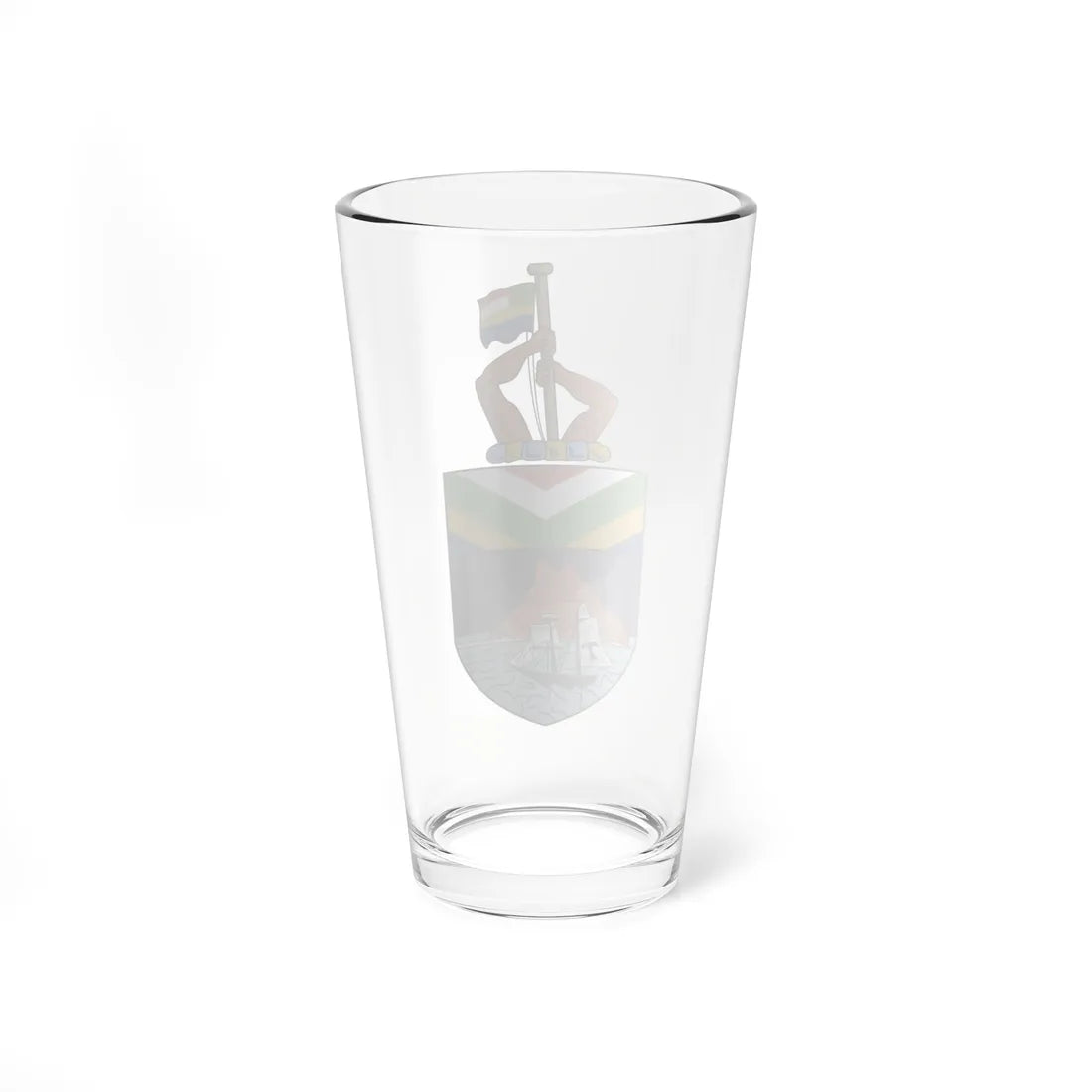Coat of arms of Sabah 1963-1982 (Malaysia)_1 (Coat of Arms) Pint Glass 16oz - Go Mug Yourself