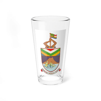 Coat of arms of Sabah 1963-1982 (Malaysia) (Coat of Arms) Pint Glass 16oz 16oz - Go Mug Yourself
