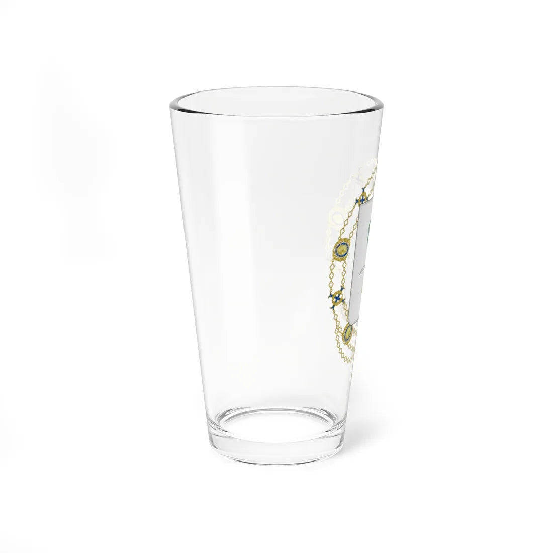 Coat of Arms of Saúd and Fáisal of Saudi Arabia Spanish Order of the Civil Merit (Saudi Arabia) (Coat of Arms) Pint Glass 16oz - Go Mug Yourself