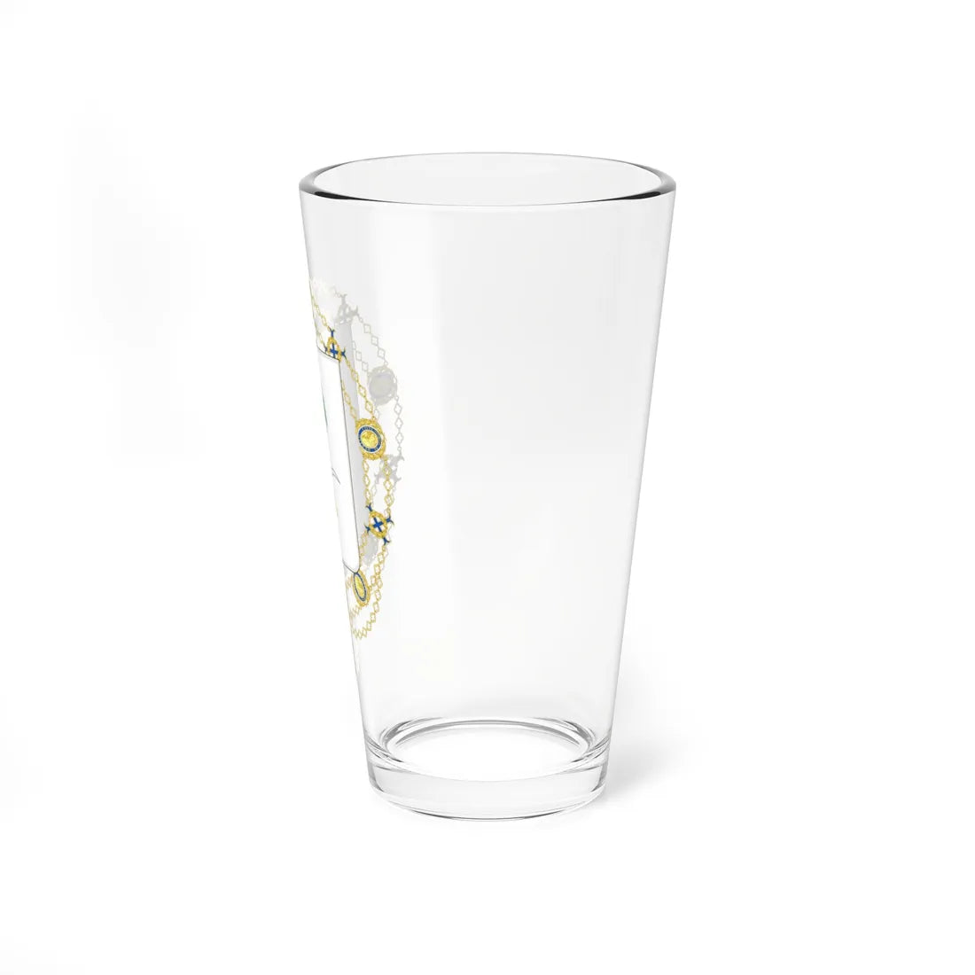 Coat of Arms of Saúd and Fáisal of Saudi Arabia Spanish Order of the Civil Merit (Saudi Arabia) (Coat of Arms) Pint Glass 16oz - Go Mug Yourself