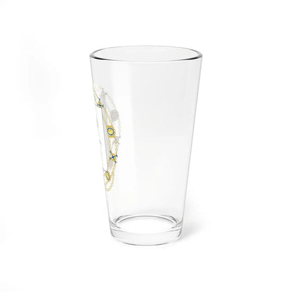 Coat of Arms of Saúd and Fáisal of Saudi Arabia Spanish Order of the Civil Merit (Saudi Arabia) (Coat of Arms) Pint Glass 16oz - Go Mug Yourself