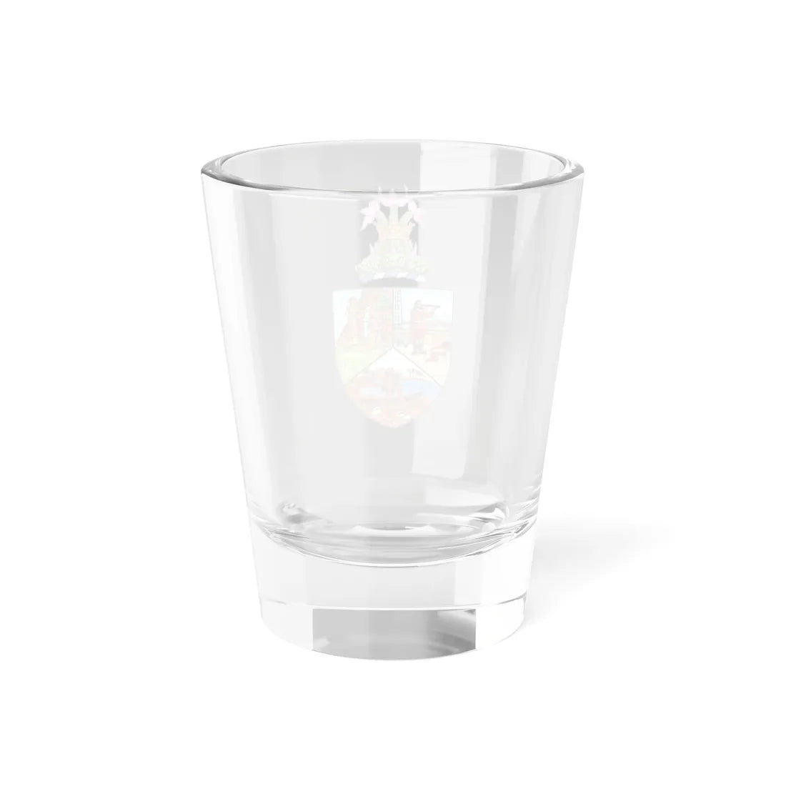Coat of arms of Saint Christopher-Nevis-Anguilla 1958-1967 (Coat of Arms) Shot Glass 1.5oz - Go Mug Yourself