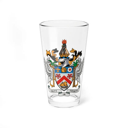 Coat of arms of Saint Christopher-Nevis-Anguilla 1967-1983 (Coat of Arms) Pint Glass 16oz 16oz - Go Mug Yourself