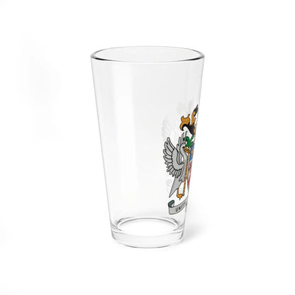 Coat of arms of Saint Christopher-Nevis-Anguilla 1967-1983 (Saint Kitts and Nevis) (Coat of Arms) Pint Glass 16oz - Go Mug Yourself