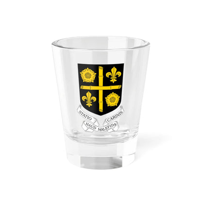 Coat of arms of Saint Lucia 1939-1967 (Saint Lucia) (Coat of Arms) Shot Glass 1.5oz 1.5oz - Go Mug Yourself