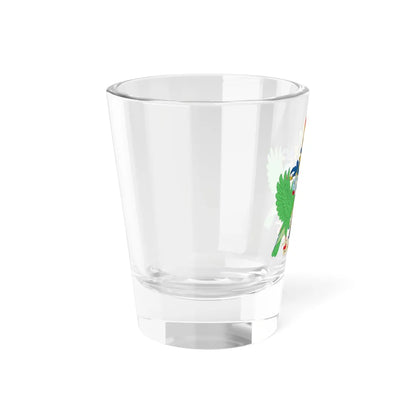 Coat of arms of Saint Lucia rendition (Saint Lucia) (Coat of Arms) Shot Glass 1.5oz - Go Mug Yourself