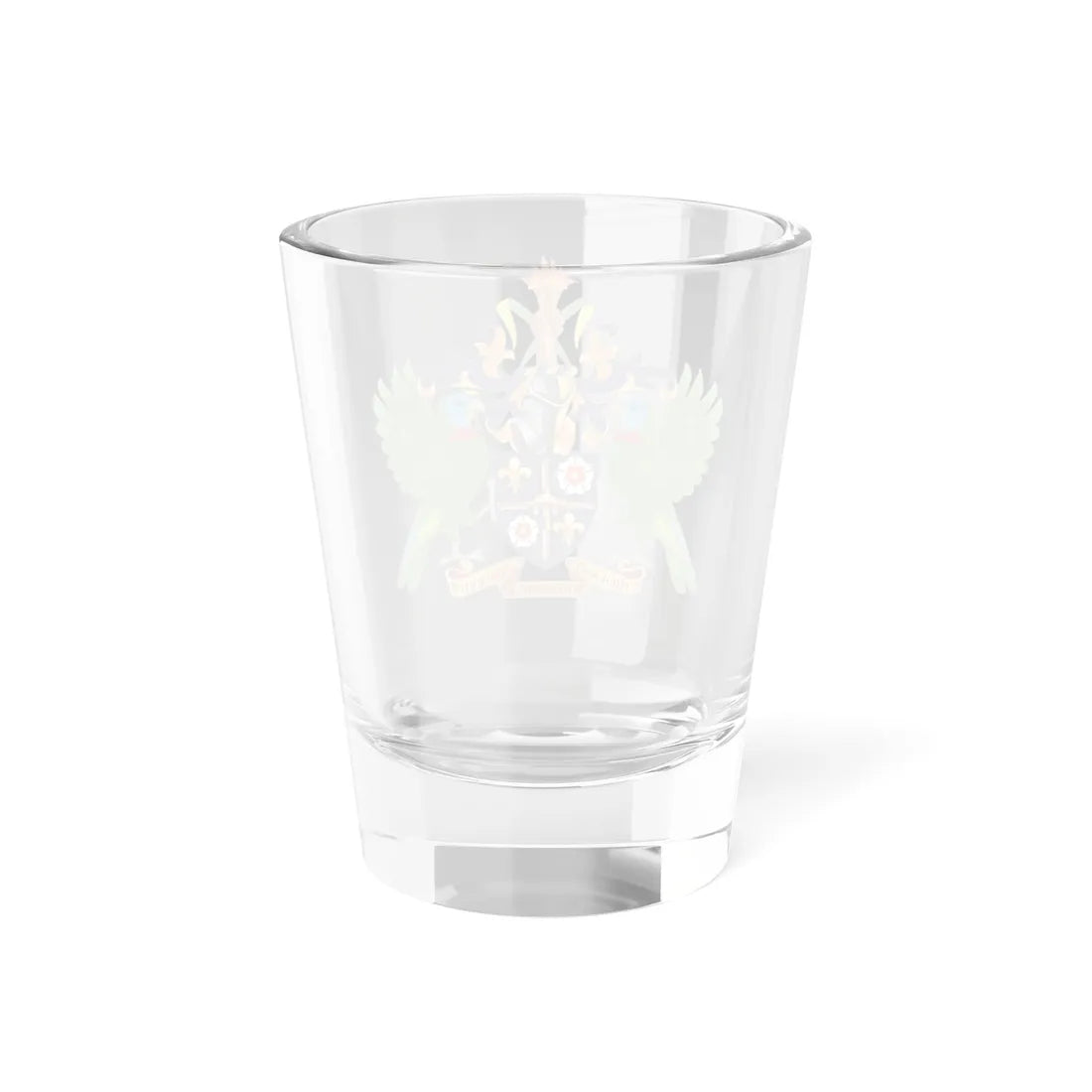 Coat of arms of Saint Lucia (Saint Lucia) (Coat of Arms) Shot Glass 1.5oz - Go Mug Yourself