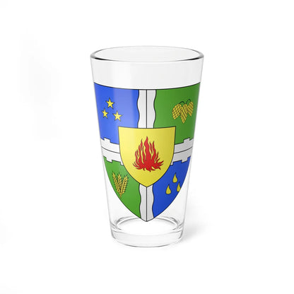 Coat of arms of Sainte-Hélène-de-Kamouraska (Canada) (Coat of Arms) Pint Glass 16oz 16oz - Go Mug Yourself