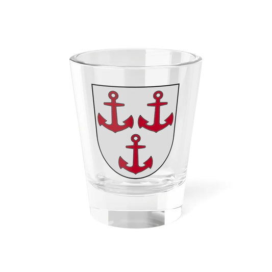 Coat of Arms of Salacgrīvas novads (Latvia) (Coat of Arms) Shot Glass 1.5oz 1.5oz - Go Mug Yourself