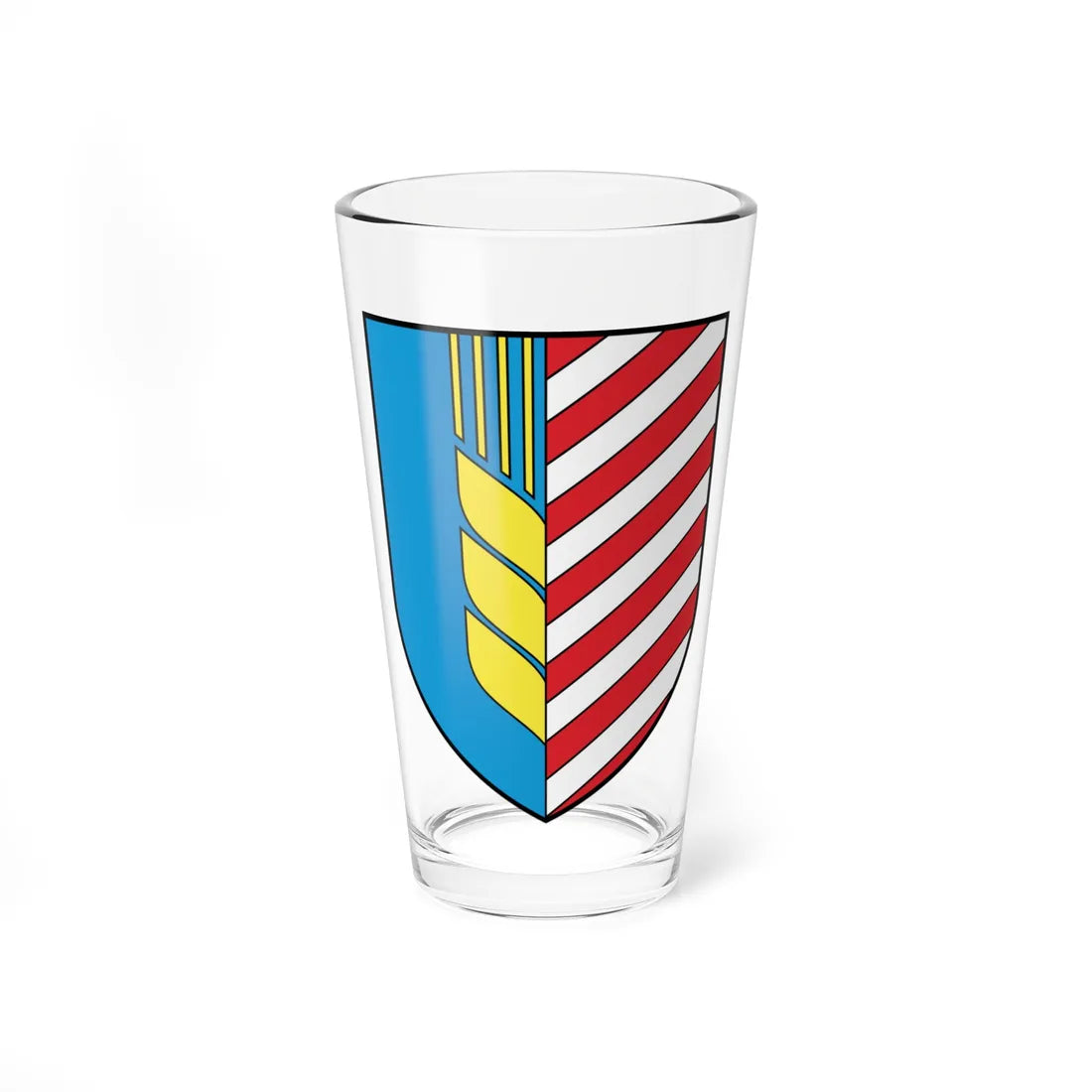 Coat of Arms of Salihorsk Belarus (Belarus) (Coat of Arms) Pint Glass 16oz 16oz - Go Mug Yourself