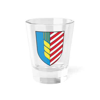 Coat of Arms of Salihorsk Belarus (Belarus) (Coat of Arms) Shot Glass 1.5oz 1.5oz - Go Mug Yourself