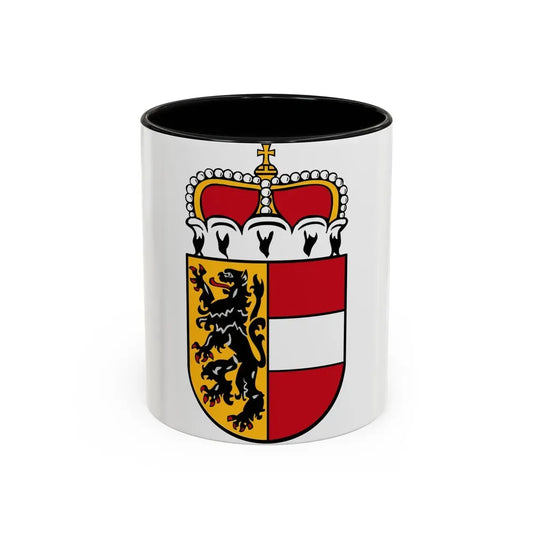 Coat of Arms of Salzburg Austria - Accent Coffee Mug 11oz Black - Go Mug Yourself