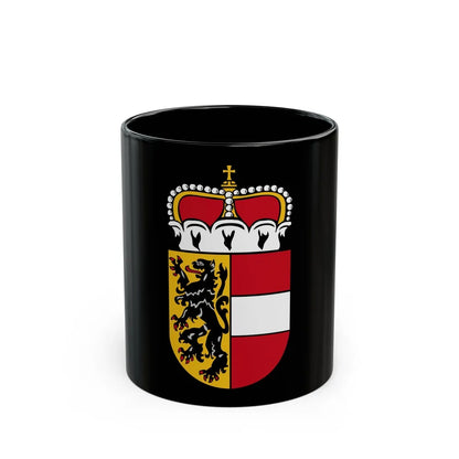 Coat of Arms of Salzburg Austria - Black Coffee Mug-11oz-Go Mug Yourself