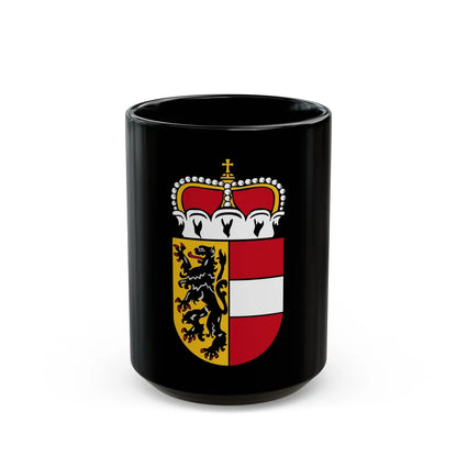 Coat of Arms of Salzburg Austria - Black Coffee Mug-15oz-Go Mug Yourself