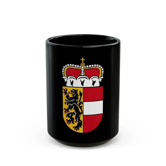 Coat of Arms of Salzburg Austria - Black Coffee Mug 15oz - Go Mug Yourself