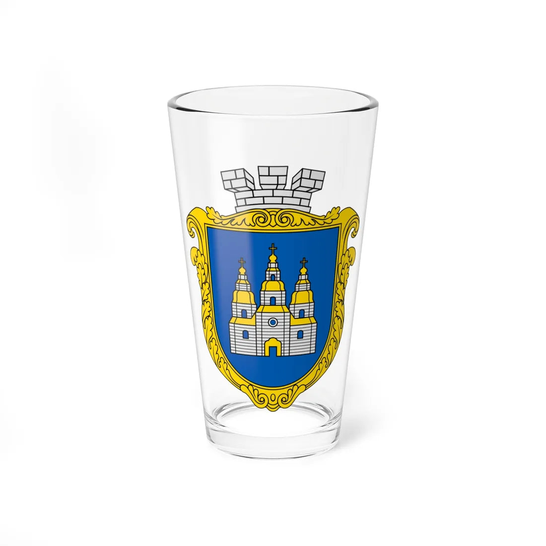 Coat of Arms of Samar (Ukraine) (Coat of Arms) Pint Glass 16oz 16oz - Go Mug Yourself