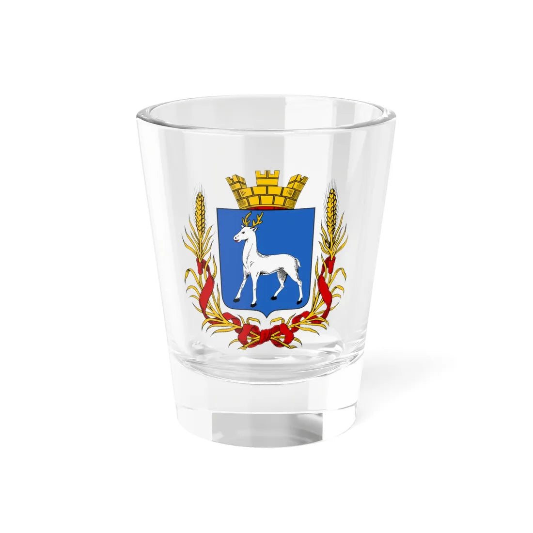 Coat of Arms of Samara 1859 (Russia) (Coat of Arms) Shot Glass 1.5oz 1.5oz - Go Mug Yourself