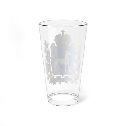 Coat of arms of Samara Governorate 1878 (Russia) (Coat of Arms) Pint Glass 16oz - Go Mug Yourself