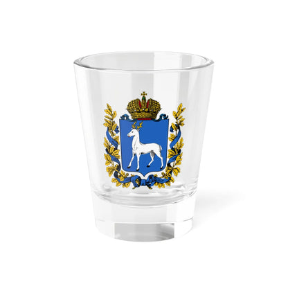 Coat of arms of Samara Governorate 1878 (Russia) (Coat of Arms) Shot Glass 1.5oz 1.5oz - Go Mug Yourself