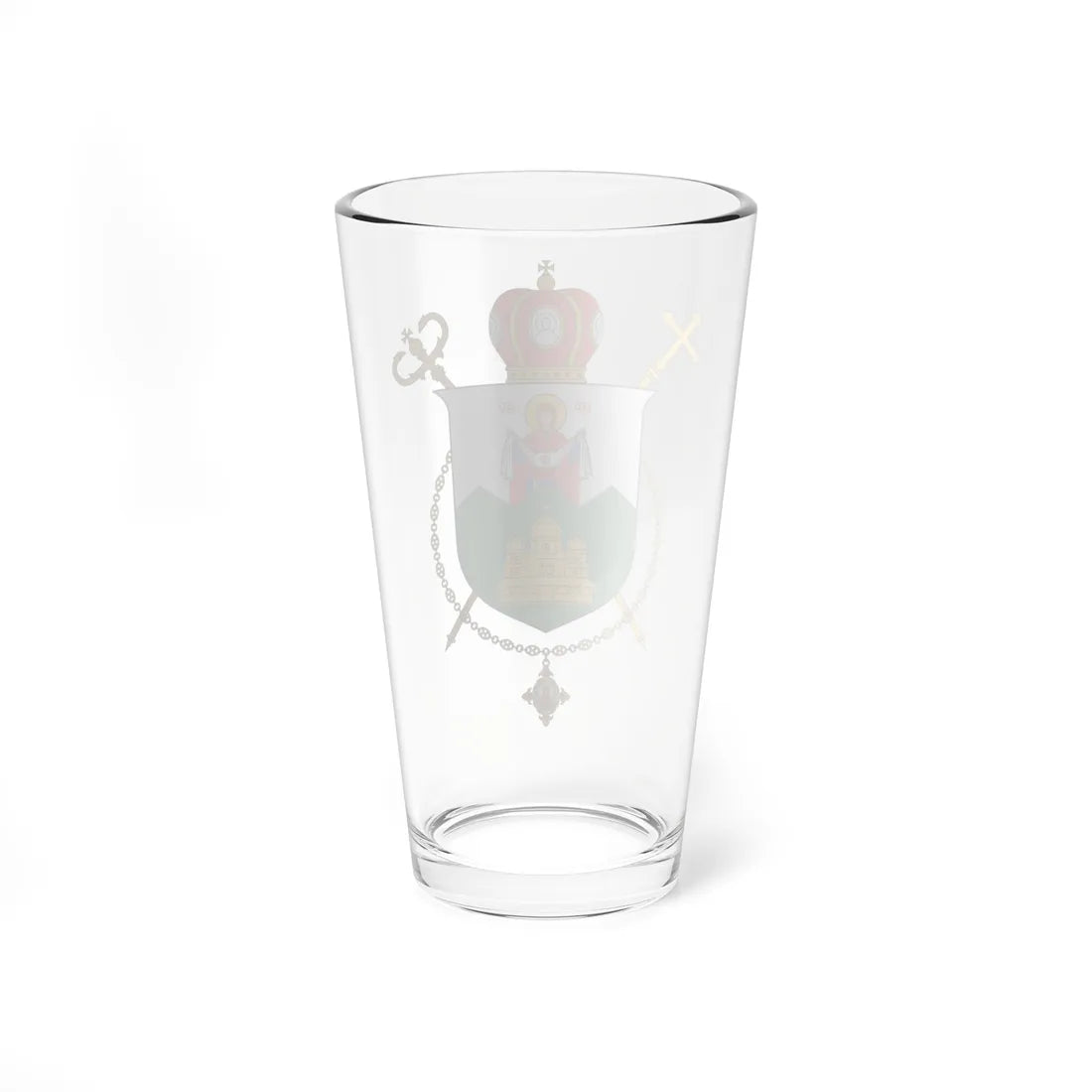 Coat of arms of SambirDrohobych UGCC (Ukraine) (Coat of Arms) Pint Glass 16oz - Go Mug Yourself