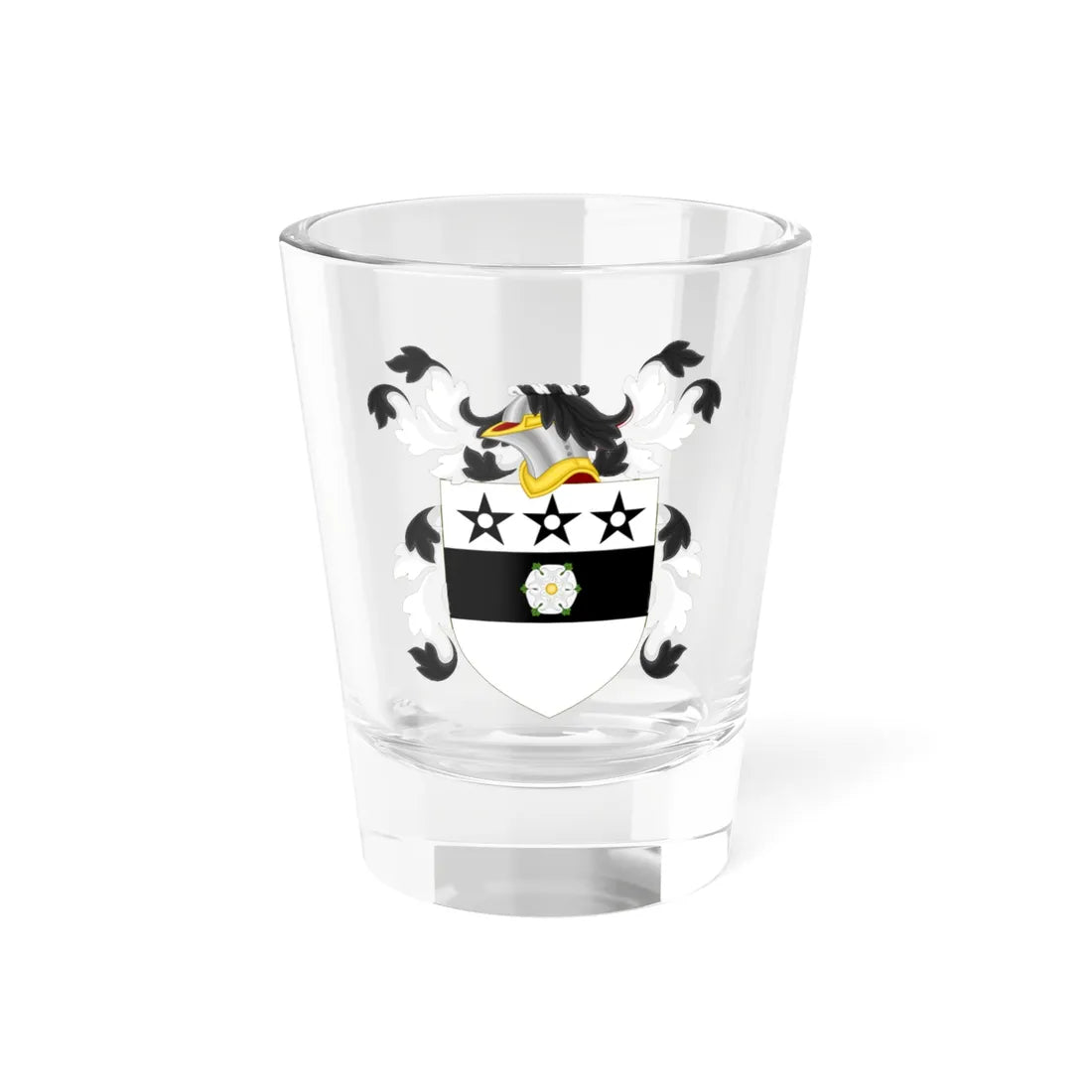 Coat of Arms of Samuel Chase (United States) (Coat of Arms) Shot Glass 1.5oz 1.5oz - Go Mug Yourself