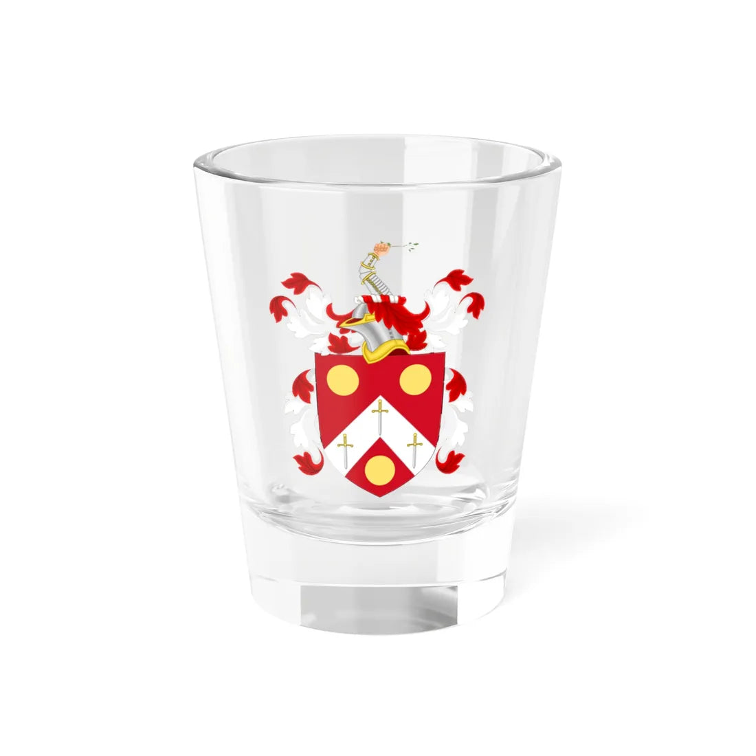Coat of Arms of Samuel Dexter (United States) (Coat of Arms) Shot Glass 1.5oz 1.5oz - Go Mug Yourself
