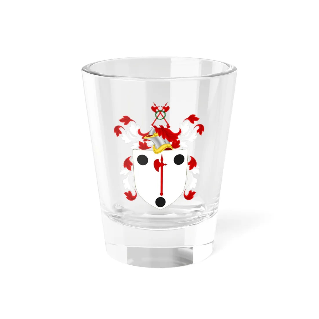 Coat of Arms of Samuel Morse (United States) (Coat of Arms) Shot Glass 1.5oz 1.5oz - Go Mug Yourself