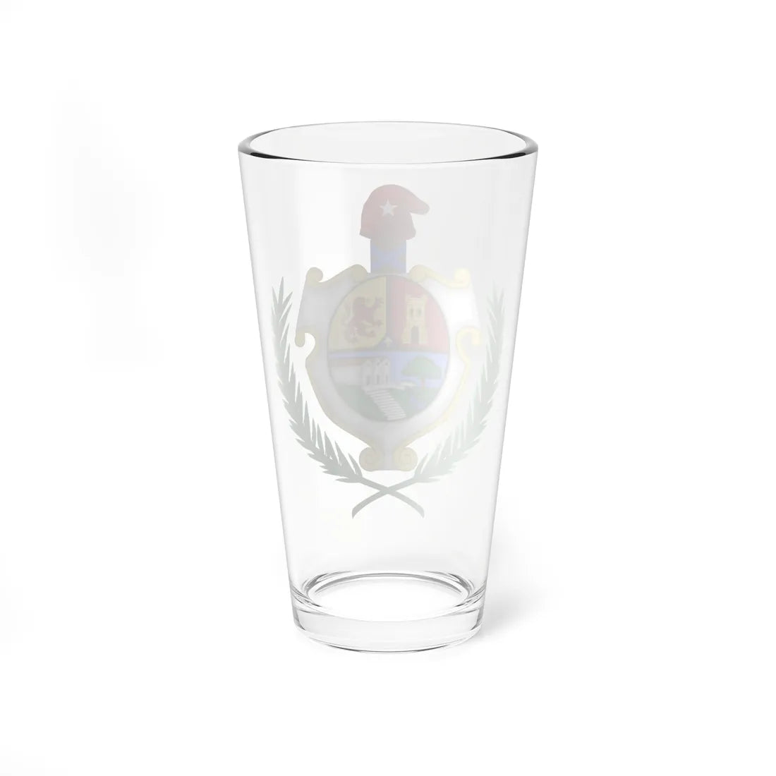 Coat of arms of San Antonio de los Baños Cuba (Cuba) (Coat of Arms) Pint Glass 16oz - Go Mug Yourself