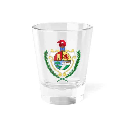 Coat of arms of San Antonio de los Baños Cuba (Cuba) (Coat of Arms) Shot Glass 1.5oz 1.5oz - Go Mug Yourself