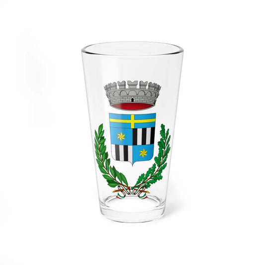 Coat of arms of San Bonifacio municipality (Italy) (Coat of Arms) Pint Glass 16oz 16oz - Go Mug Yourself