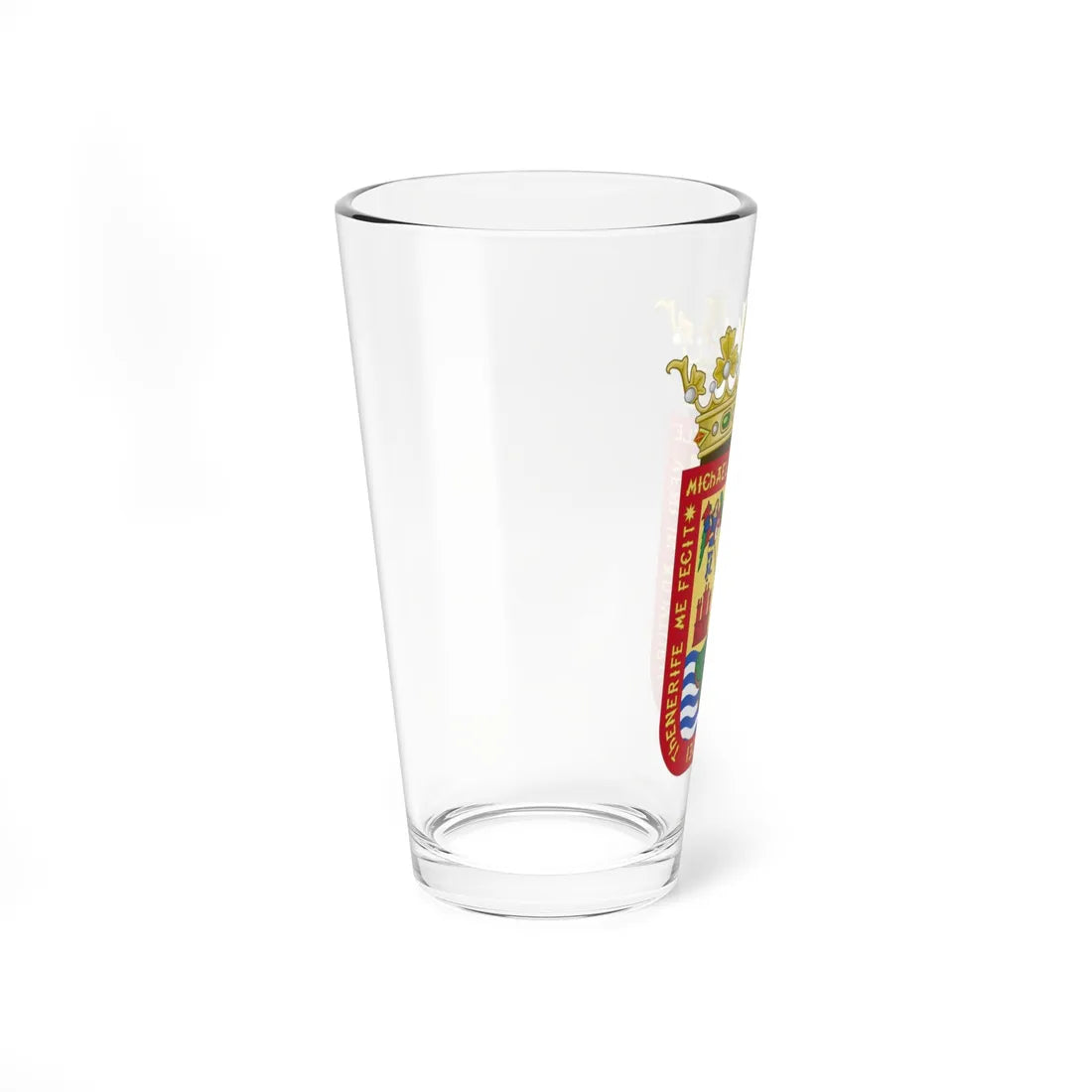 Coat of Arms of San Cristóbal de La Laguna (Spain) (Coat of Arms) Pint Glass 16oz - Go Mug Yourself