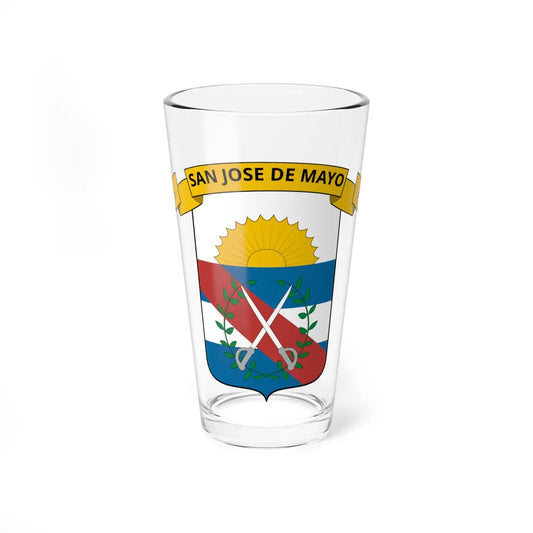 Coat of arms of San José Department (Uruguay) (Coat of Arms) Pint Glass 16oz 16oz - Go Mug Yourself