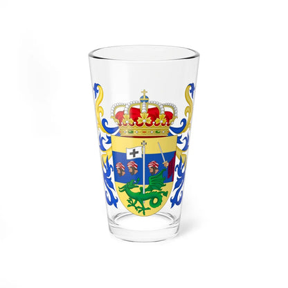 Coat of Arms of San Millán de la Cogolla (Spain) (Coat of Arms) Pint Glass 16oz 16oz - Go Mug Yourself