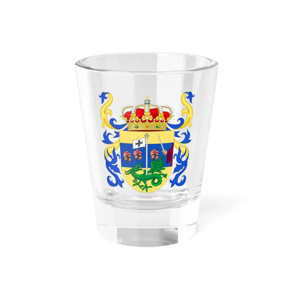 Coat of Arms of San Millán de la Cogolla (Spain) (Coat of Arms) Shot Glass 1.5oz 1.5oz - Go Mug Yourself