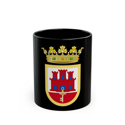 Coat of Arms of San Roque - Black Coffee Mug-11oz-Go Mug Yourself