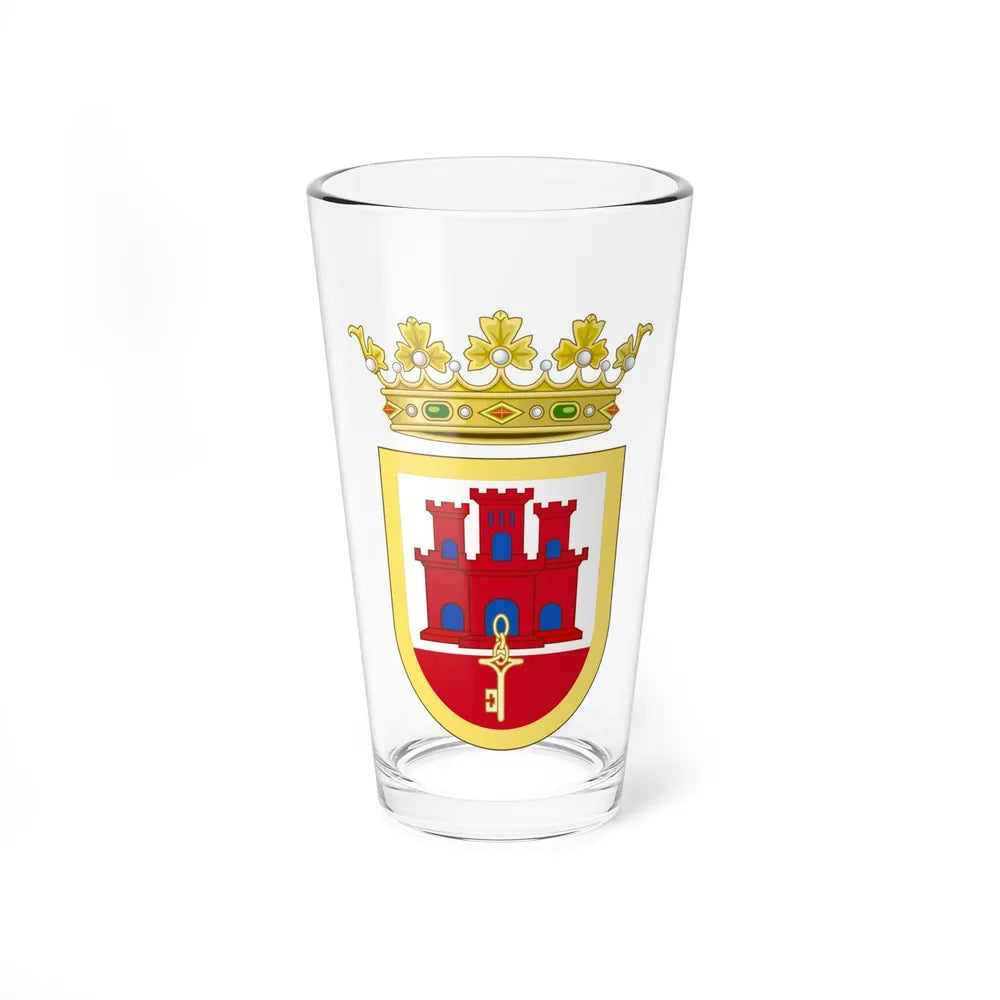 Coat of Arms of San Roque - Pint Glass 16oz-16oz-Go Mug Yourself