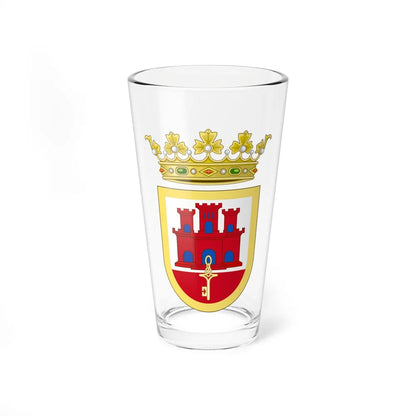 Coat of Arms of San Roque - Pint Glass 16oz-16oz-Go Mug Yourself