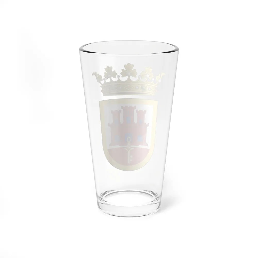 Coat of Arms of San Roque - Pint Glass 16oz-Go Mug Yourself