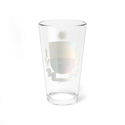 Coat of arms of Santa Cruz de Lorica (Colombia) (Coat of Arms) Pint Glass 16oz - Go Mug Yourself
