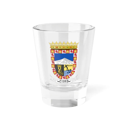 Coat of Arms of Santa Isabel City Spanish Guinea (Equatorial Guinea) (Coat of Arms) Shot Glass 1.5oz 1.5oz - Go Mug Yourself