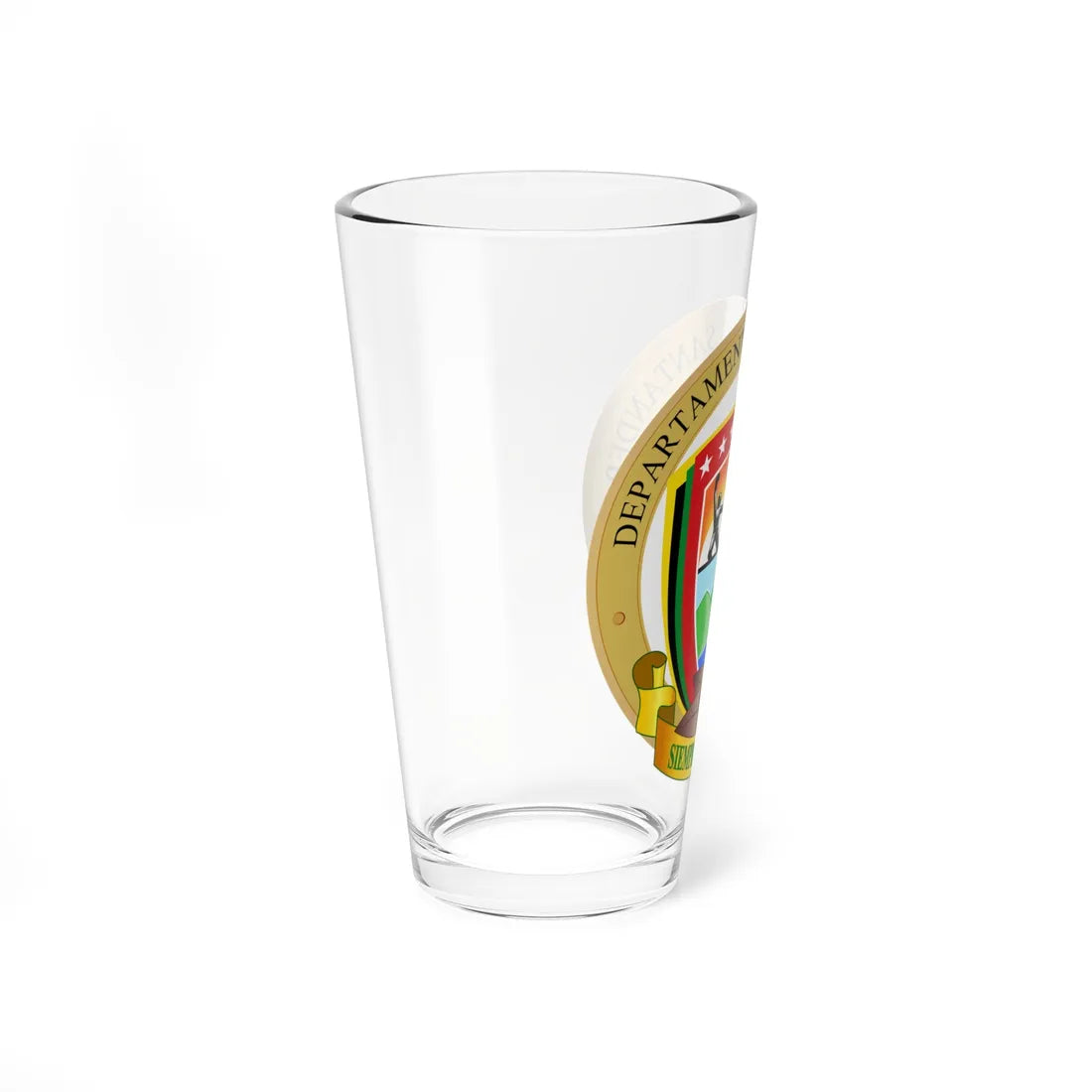 Coat of arms of Santander Department (Colombia) (Coat of Arms) Pint Glass 16oz - Go Mug Yourself