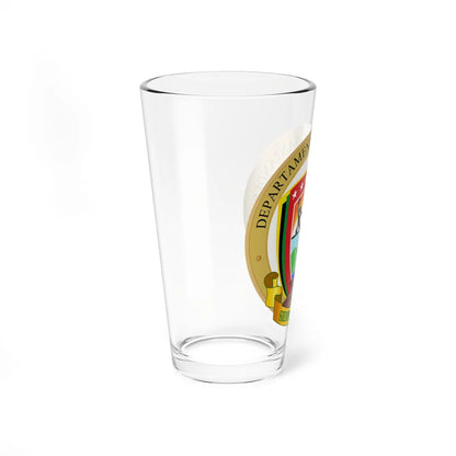 Coat of arms of Santander Department (Colombia) (Coat of Arms) Pint Glass 16oz - Go Mug Yourself