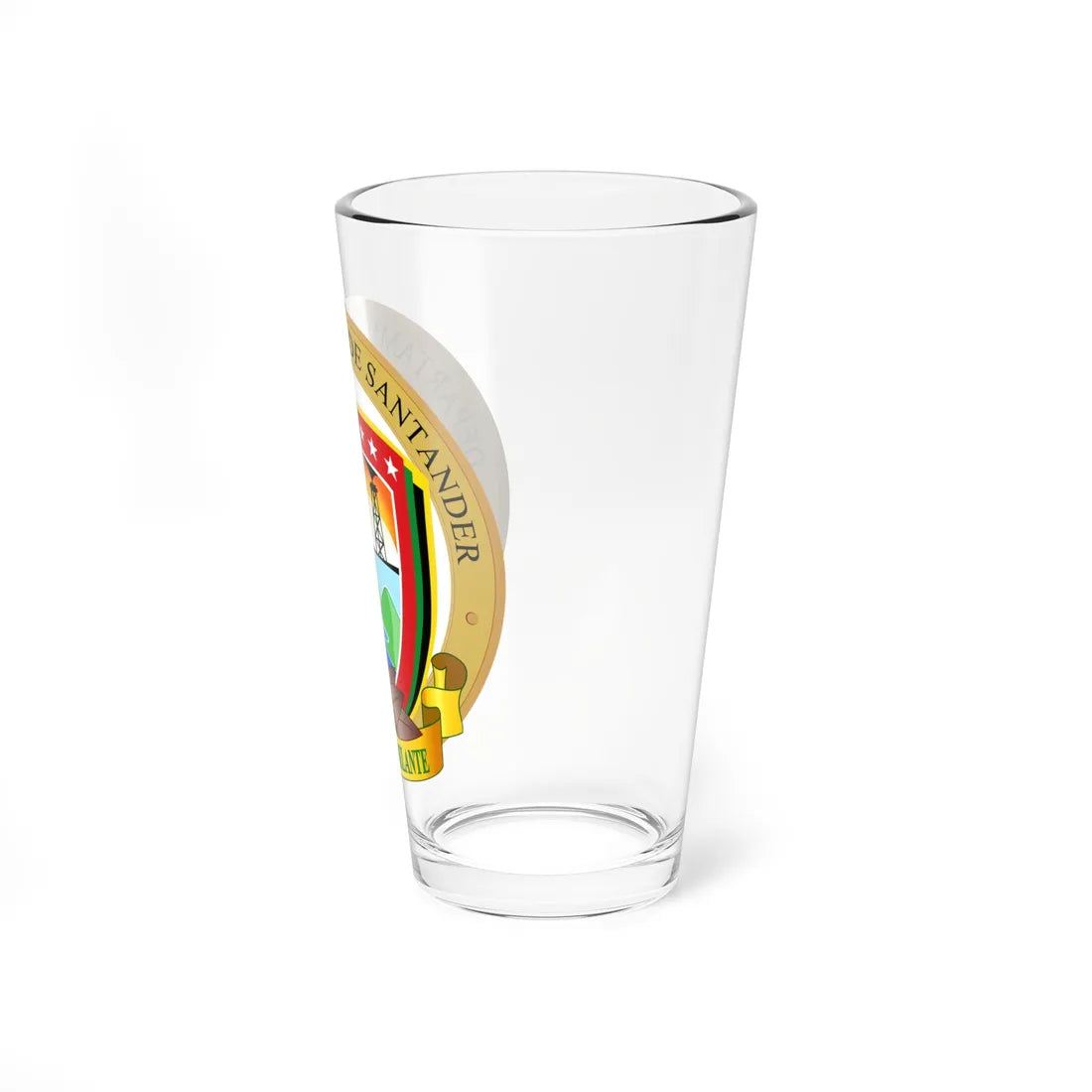Coat of arms of Santander Department (Colombia) (Coat of Arms) Pint Glass 16oz - Go Mug Yourself