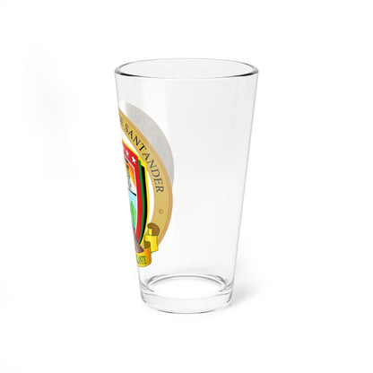 Coat of arms of Santander Department (Colombia) (Coat of Arms) Pint Glass 16oz - Go Mug Yourself