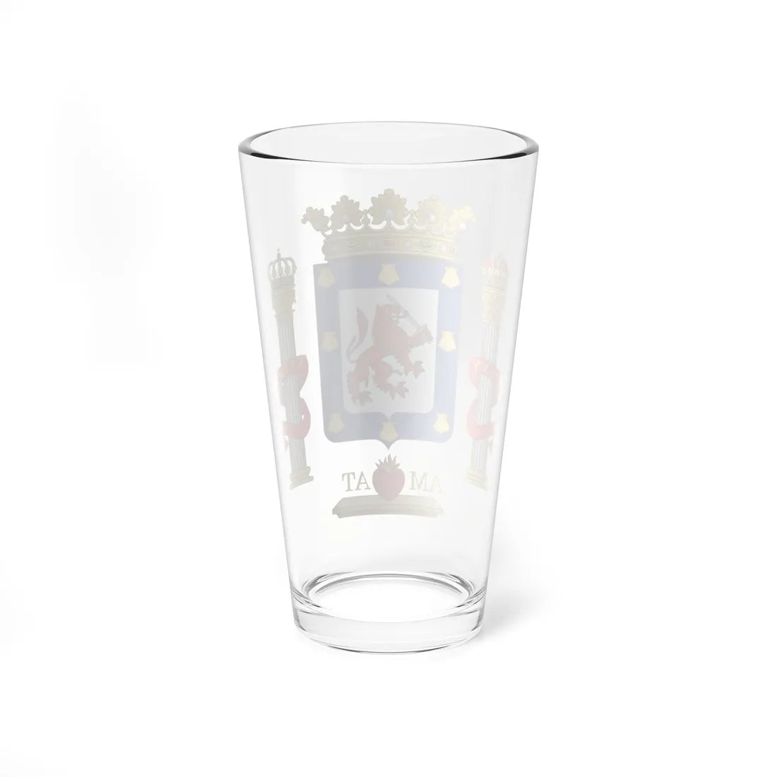 Coat of Arms of Santiago Charles IIIs Proclamation in Chile (Chile) (Coat of Arms) Pint Glass 16oz - Go Mug Yourself